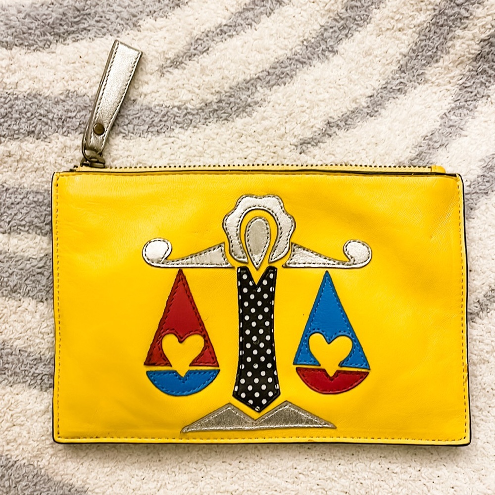 MISS ALBRIGHT for Anthropologie Leather Libra Bag.